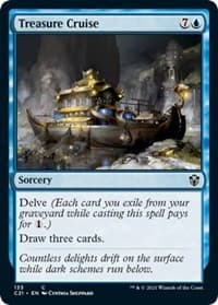 Treasure Cruise - Commander 2021 - Magic: The Gathering card