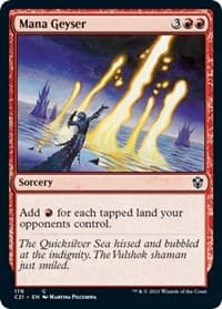 Mana Geyser - Commander 2021 - Magic: The Gathering card