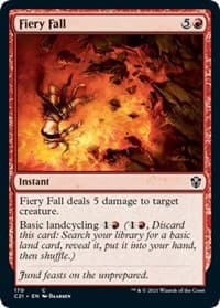 Fiery Fall - Commander 2021 - Magic: The Gathering card