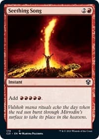 Seething Song - Commander 2021 - Magic: The Gathering card