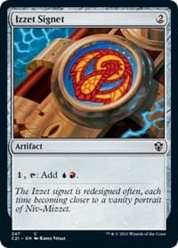 Izzet Signet - Commander 2021 - Magic: The Gathering card