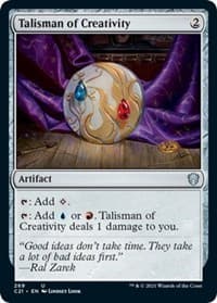 Talisman of Creativity - Commander 2021 - Magic: The Gathering card