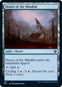 Desert of the Mindful - Commander 2021 - Magic: The Gathering card