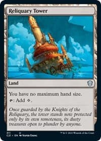 Reliquary Tower - Commander 2021 - Magic: The Gathering card
