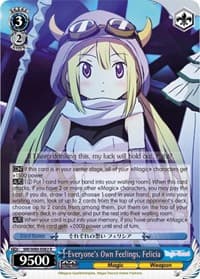 Everyone's Own Feelings, Felicia - Magia Record: Puella Magi Madoka Magica [Side Story] (Anime) - Weiss Schwarz card