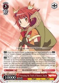 Pursuing the Truth of Rumors, Kaede - Magia Record: Puella Magi Madoka Magica [Side Story] (Anime) - Weiss Schwarz card