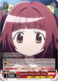 Regarding Artistic Skills, Kaede - Magia Record: Puella Magi Madoka Magica [Side Story] (Anime) - Weiss Schwarz card