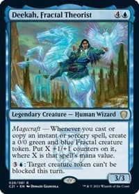 Deekah, Fractal Theorist - Commander 2021 - Magic: The Gathering card