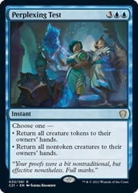 Perplexing Test - Commander 2021 - Magic: The Gathering card