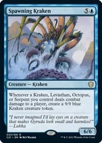 Spawning Kraken - Commander 2021 - Magic: The Gathering card
