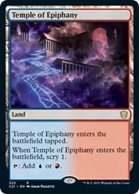 Temple of Epiphany - Commander 2021 - Magic: The Gathering card