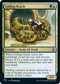 Coiling Oracle - Commander 2021 - Magic: The Gathering card