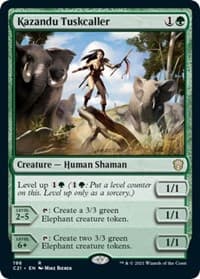 Kazandu Tuskcaller - Commander 2021 - Magic: The Gathering card