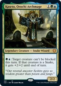 Kaseto, Orochi Archmage - Commander 2021 - Magic: The Gathering card