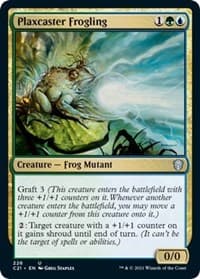Plaxcaster Frogling - Commander 2021 - Magic: The Gathering card