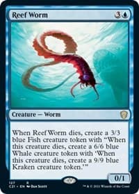 Reef Worm - Commander 2021 - Magic: The Gathering card