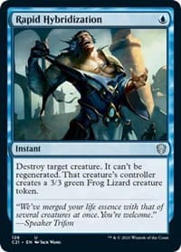Rapid Hybridization - Commander 2021 - Magic: The Gathering card