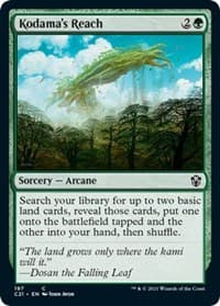 Kodama's Reach - Commander 2021 - Magic: The Gathering card