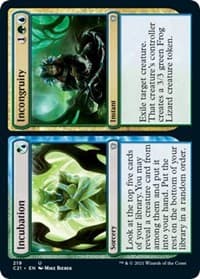 Incubation // Incongruity - Commander 2021 - Magic: The Gathering card