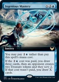Ingenious Mastery (Extended Art) - Strixhaven: School of Mages - Magic: The Gathering card