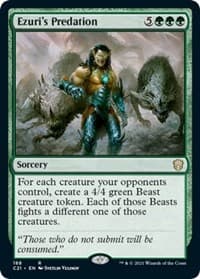 Ezuri's Predation - Commander 2021 - Magic: The Gathering card