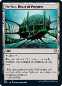 Novijen, Heart of Progress - Commander 2021 - Magic: The Gathering card