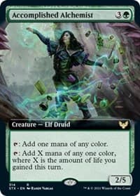 Accomplished Alchemist (Extended Art) - Strixhaven: School of Mages - Magic: The Gathering card