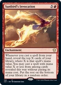 Sunbird's Invocation - Commander 2021 - Magic: The Gathering card