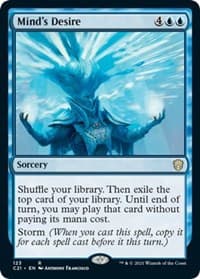 Mind's Desire - Commander 2021 - Magic: The Gathering card