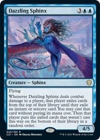 Dazzling Sphinx - Commander 2021 - Magic: The Gathering card