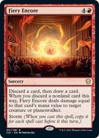 Fiery Encore - Commander 2021 - Magic: The Gathering card