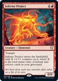 Inferno Project - Commander 2021 - Magic: The Gathering card