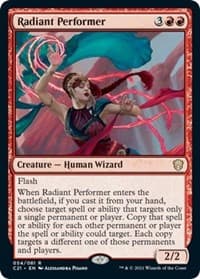 Radiant Performer - Commander 2021 - Magic: The Gathering card