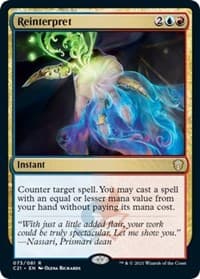 Reinterpret - Commander 2021 - Magic: The Gathering card