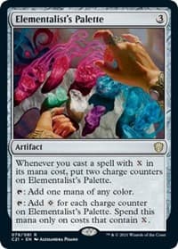 Elementalist's Palette - Commander 2021 - Magic: The Gathering card