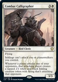 Combat Calligrapher - Commander 2021 - Magic: The Gathering card