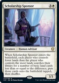Scholarship Sponsor - Commander 2021 - Magic: The Gathering card