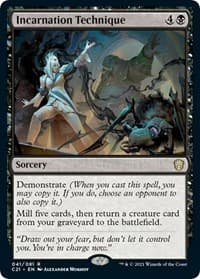 Incarnation Technique - Commander 2021 - Magic: The Gathering card
