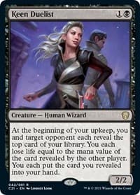 Keen Duelist - Commander 2021 - Magic: The Gathering card