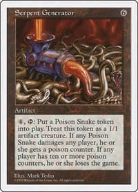 Serpent Generator - Fifth Edition - Magic: The Gathering card