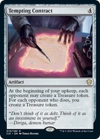 Tempting Contract - Commander 2021 - Magic: The Gathering card