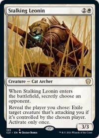 Stalking Leonin - Commander 2021 - Magic: The Gathering card