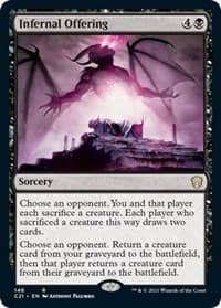 Infernal Offering - Commander 2021 - Magic: The Gathering card