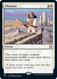 Oblation - Commander 2021 - Magic: The Gathering card