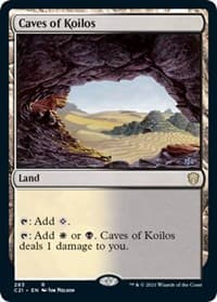 Caves of Koilos - Commander 2021 - Magic: The Gathering card