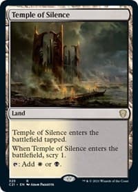 Temple of Silence - Commander 2021 - Magic: The Gathering card