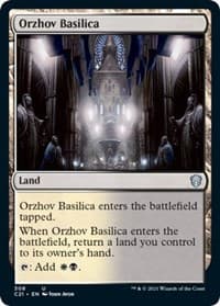 Orzhov Basilica - Commander 2021 - Magic: The Gathering card