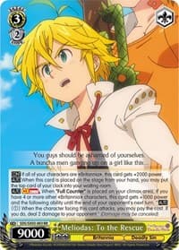 Meliodas: To the Rescue - The Seven Deadly Sins - Weiss Schwarz card