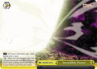 Incredible Power - The Seven Deadly Sins - Weiss Schwarz card