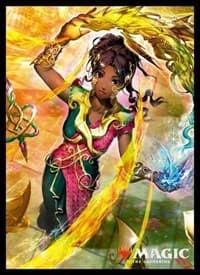 Magic: The Gathering Player's Card Sleeve - War of the Spark - Saheeli, Sublime Artificer (80-Pack) - Ensky Card Sleeves - Card Sleeves card